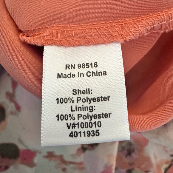 Womens Skirt Petite 8 Soft Petal Pink Floral Fairy Romantic Cottagecore Pleated - Picture 6 of 7